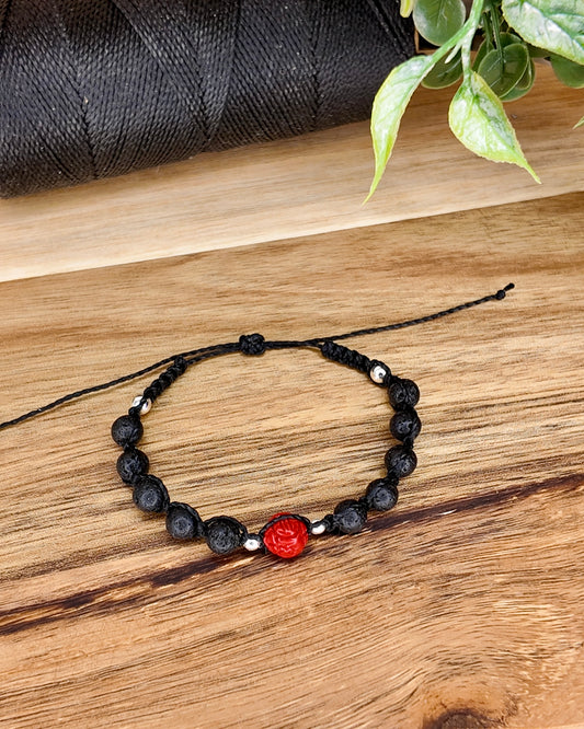 Bracelet - Vulcana - Micro-macramé