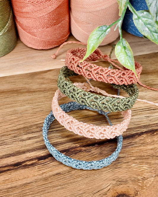 Bracelet - Arabesque - Micro-macramé