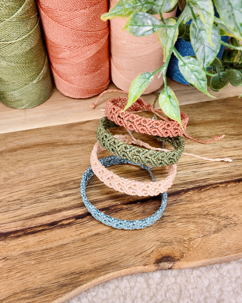 Bracelet - Arabesque - Micro-macramé