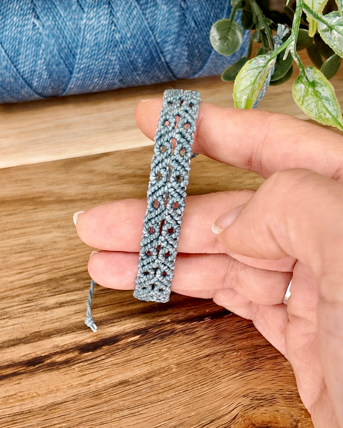 Bracelet - Arabesque - Micro-macramé