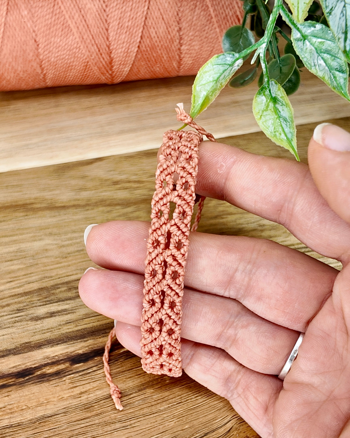 Bracelet - Arabesque - Micro-macramé